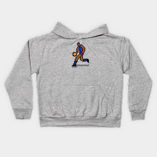 8-Bit Basketball - Kansas Kids Hoodie